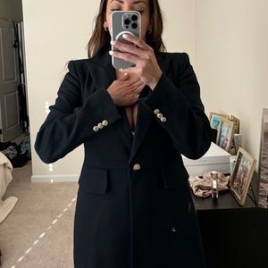 Zara blazer dress navy blue, large